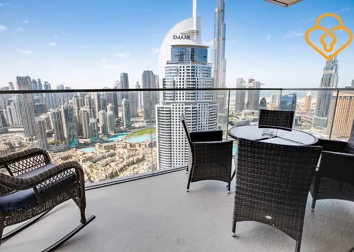 Keysplease 3 Bedroom Burj View, Dubai Mall Access Boulevard Point Tower